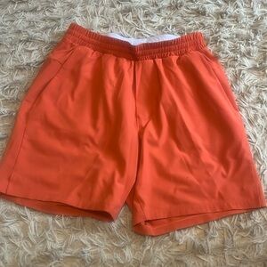 Men’s Orange Lulu Lemon pool short
